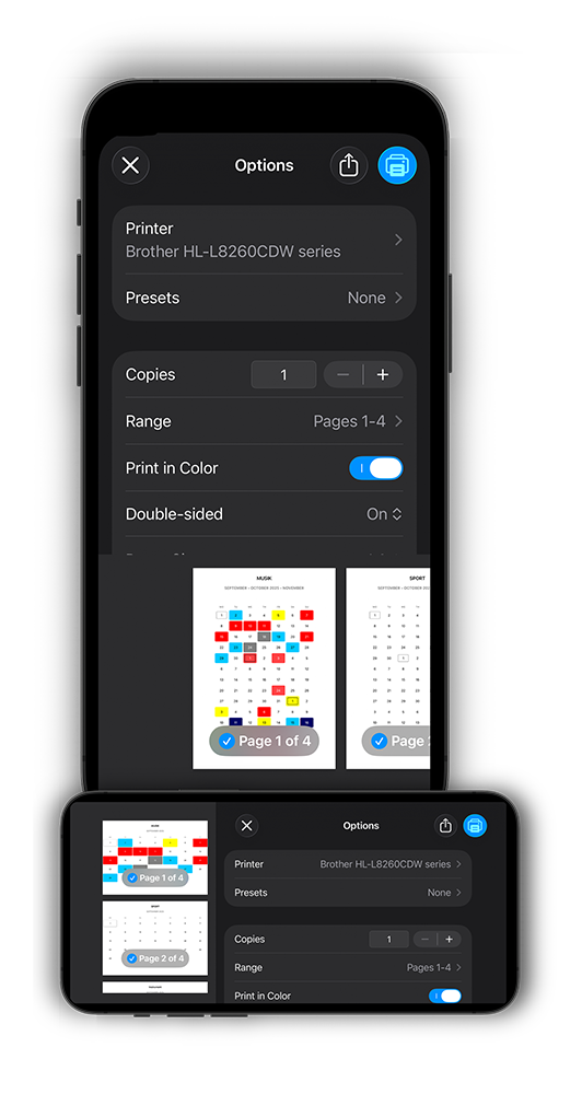 CREATE7 Print Feature
